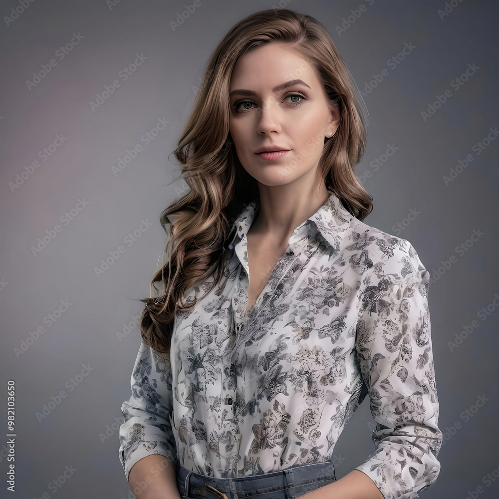 a woman poses in a formal wear half body photo session a woman poses in a formal wear half body photo session