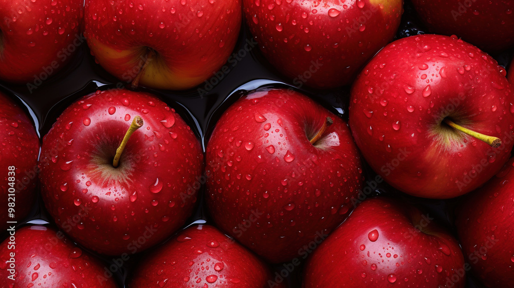 Top view of bright ripe fragrant red apples background. Fresh ripe red apples as background Top view of bright ripe fragrant red apples background. Fresh ripe red apples as background