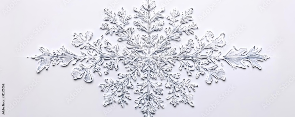 Intricate snowflake design with delicate patterns, perfect for winter themes and seasonal decorations. Intricate snowflake design with delicate patterns, perfect for winter themes and seasonal decorations.