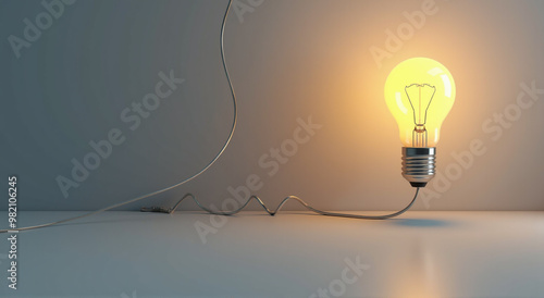 light bulb on the wall