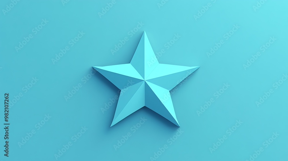 A blue star on a blue background. A blue star on a blue background.