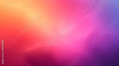 Abstract Gradient Background with Pink, Yellow, and Orange Hues, Blending Seamlessly for a Soft and Dreamy Aesthetic