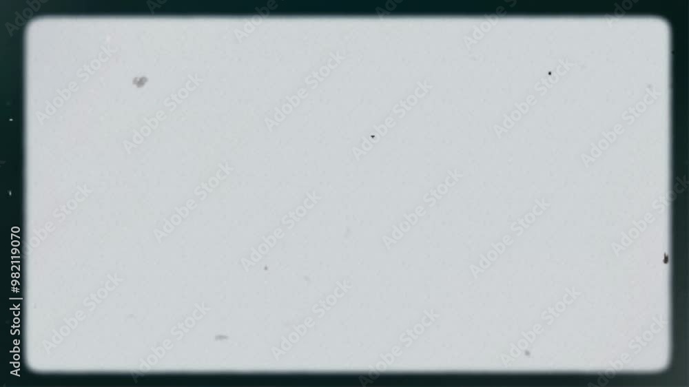 Vintage film strip background. Old tv grain noise frame. Videotape texture overlay with scratches and dirt stains. Lens flare light leaks effect.