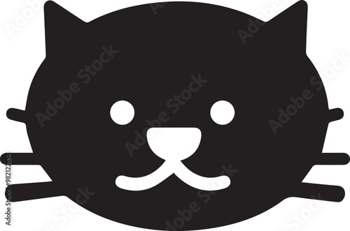 Cat icon symbol vector image illustration