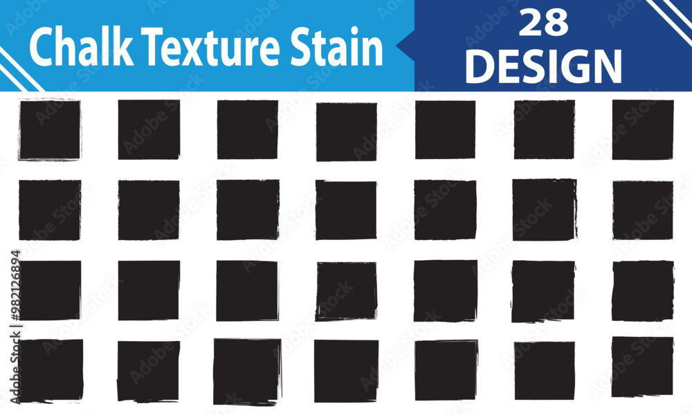 Chalk texture stain set. Hand drawn chalk background doodle effect ...