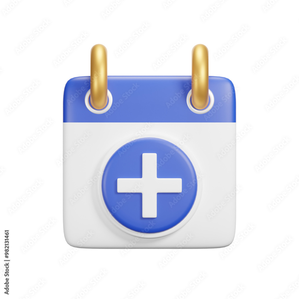3d calendar icon render 3d calendar icon render