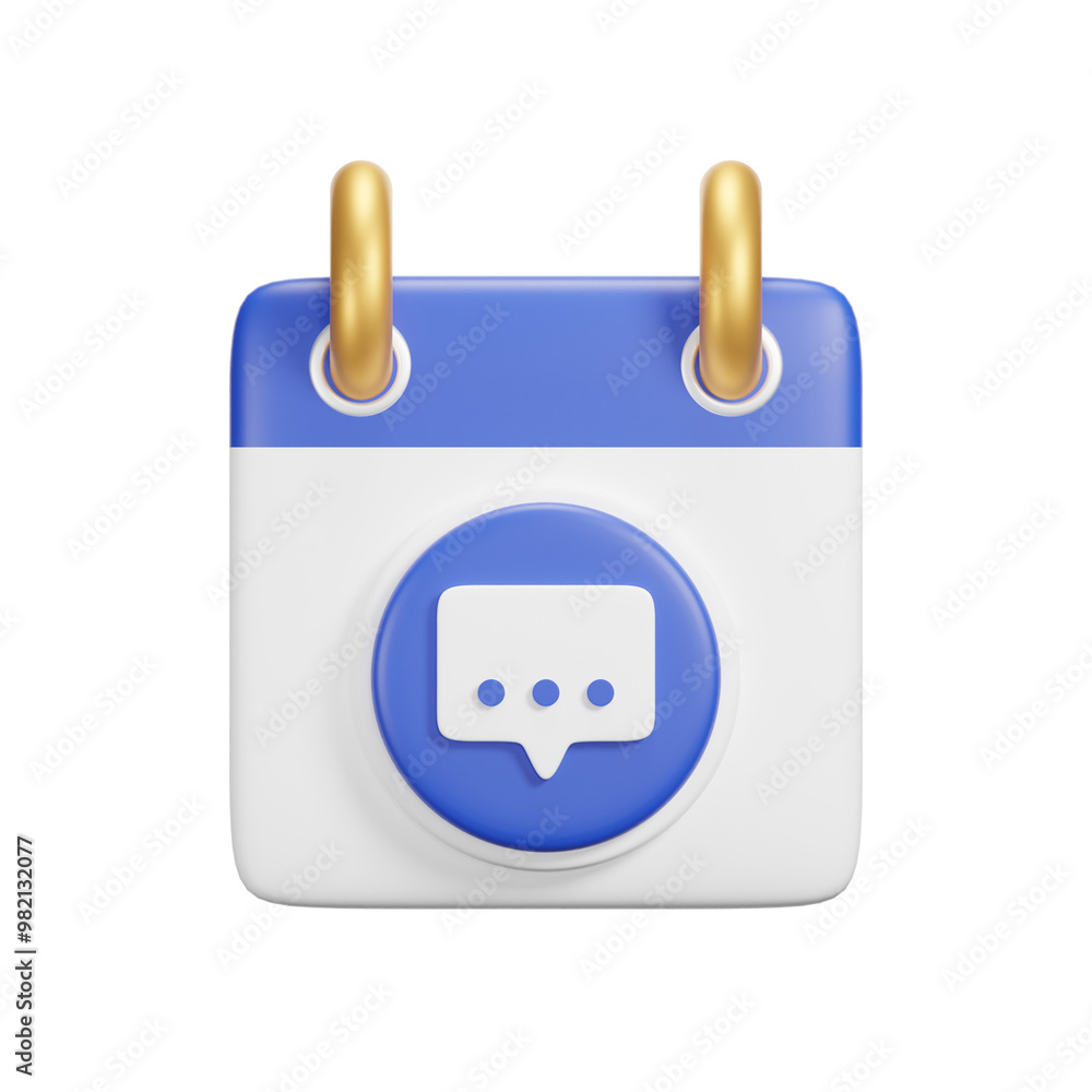 3d calendar icon render 3d calendar icon render