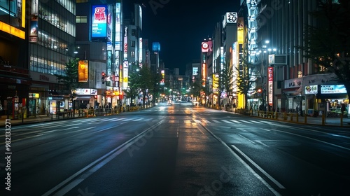 Empty shibuya, Japan