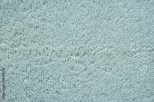 Cuadro en lienzo macro turquoise terry towel texture, close up cotton towel texture