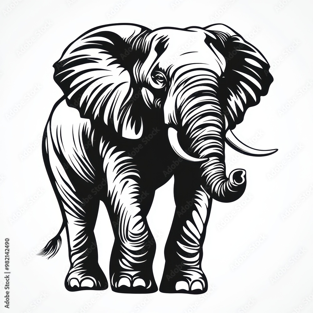 Elephant Illustration. Elephant Illustration.