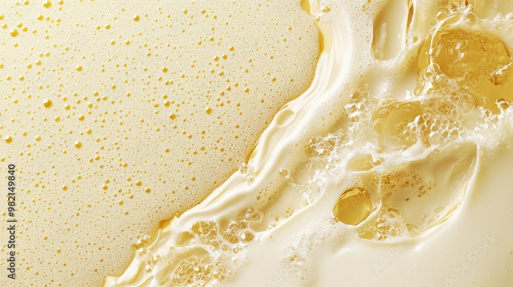 Playful Beer Foam Background Playful Beer Foam Background