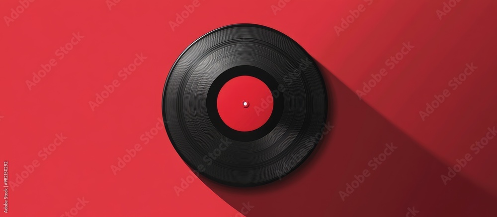 Vinyl record released in the form of a music disc Vinyl record released in the form of a music disc