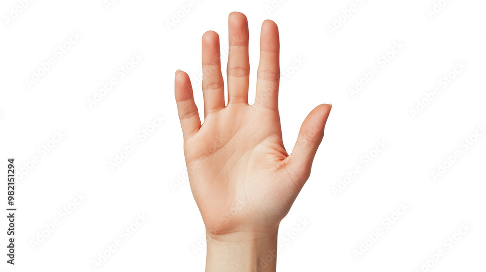 Fototapeta premium hand gesture on a transparent background