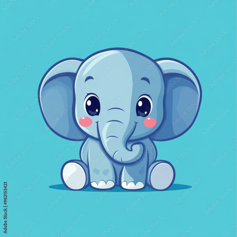 Cute Baby Elephant. Cute Baby Elephant.