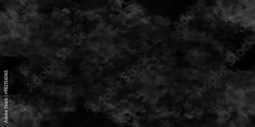 Abstract black fog design with smoke texture overlays. fume overlay design. background with smoke on black and Fog and smoky effect for photos design. Misty fog effect and Isolated black background.
