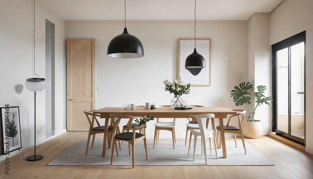 Modern interior japandi living room design Modern interior japandi living room design