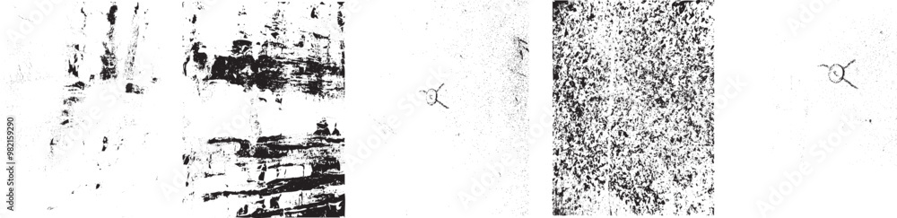 Grunge textures set. Collection of vector overlay, distress, textures .Simply Place texture over any Object to Create grunge,splattered ,dirty effect .Various distressed texture for your design. Grunge textures set. Collection of vector overlay, distress, textures .Simply Place texture over any Object to Create grunge,splattered ,dirty effect .Various distressed texture for your design.