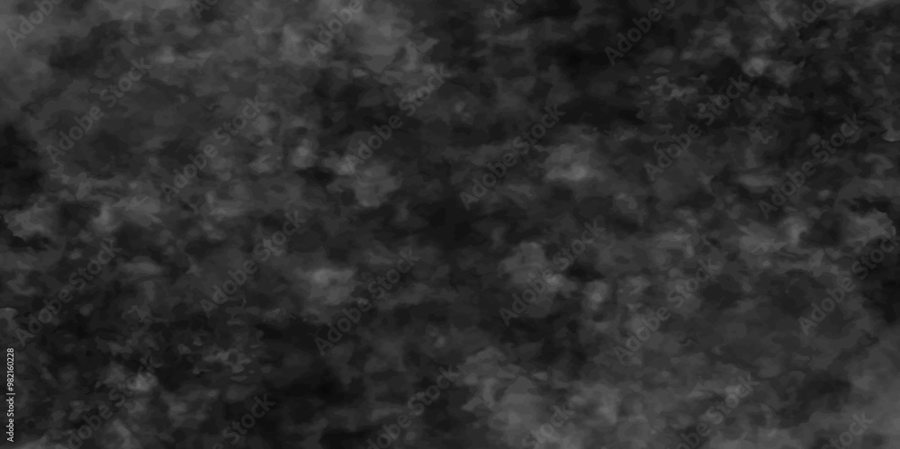 Obraz premium Abstract black fog design with smoke texture overlays. fume overlay design. background with smoke on black and Fog and smoky effect for photos design. Misty fog effect and Isolated black background.