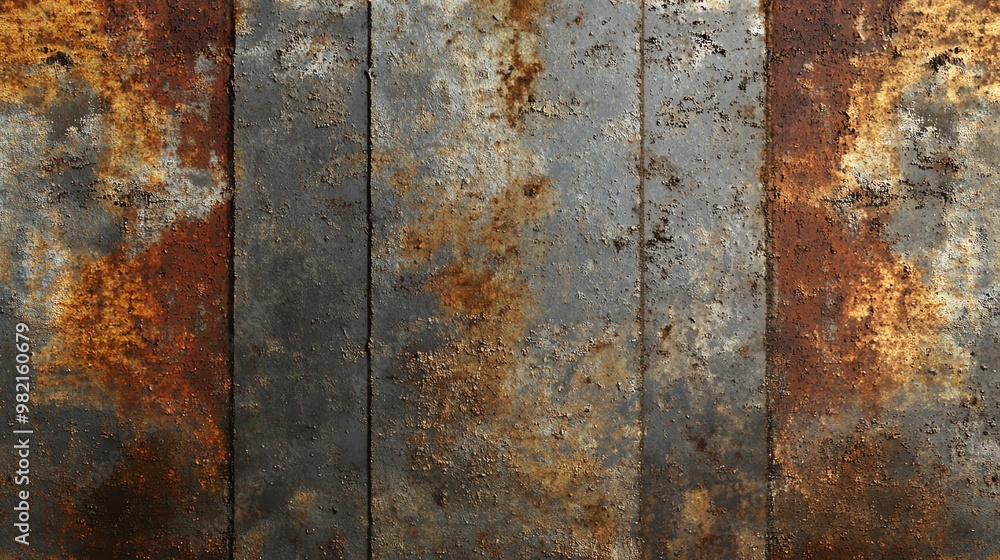 A rusty metal texture with a rough, weathered surface. A rusty metal texture with a rough, weathered surface.