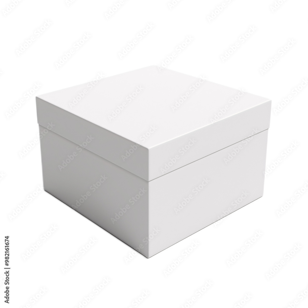 3D rendering of a blank gift box for branding mockup, ultra-sharp and clear, isolated on white background 3D rendering of a blank gift box for branding mockup, ultra-sharp and clear, isolated on white background