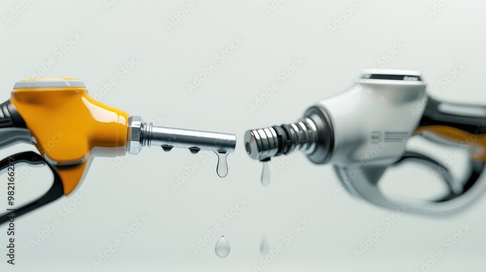 Fuel Pump Nozzles Dripping Fuel Fuel Pump Nozzles Dripping Fuel