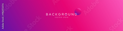 Vivid purple pink two tone color gradient background banner vector design