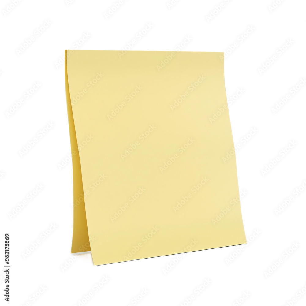 3D model of a plain sticky note for advertisement, ultra-sharp and clear, isolated on white background 3D model of a plain sticky note for advertisement, ultra-sharp and clear, isolated on white background