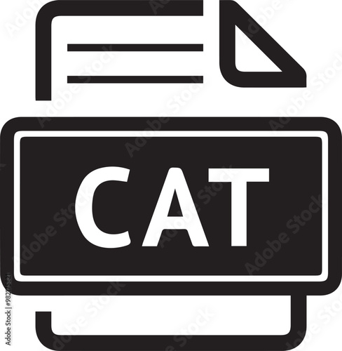 Cat icon symbol vector image illustration