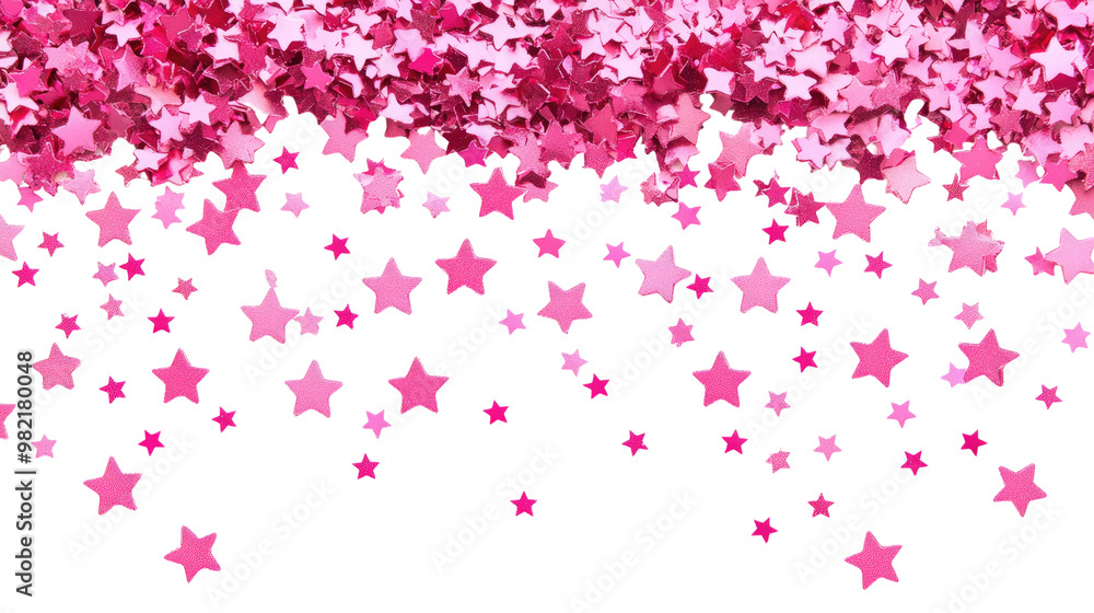 Heart confetti on a white transparent background Heart confetti on a white transparent background