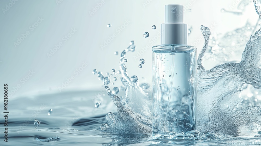 Glass Spray Bottle with Water Splash Glass Spray Bottle with Water Splash