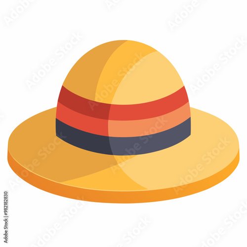 vector illustration of hat