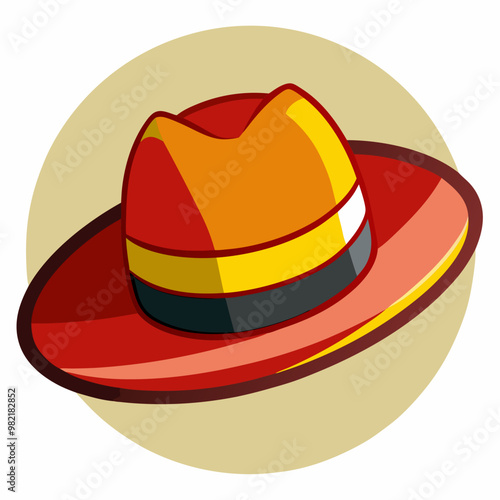 vector illustration of hat