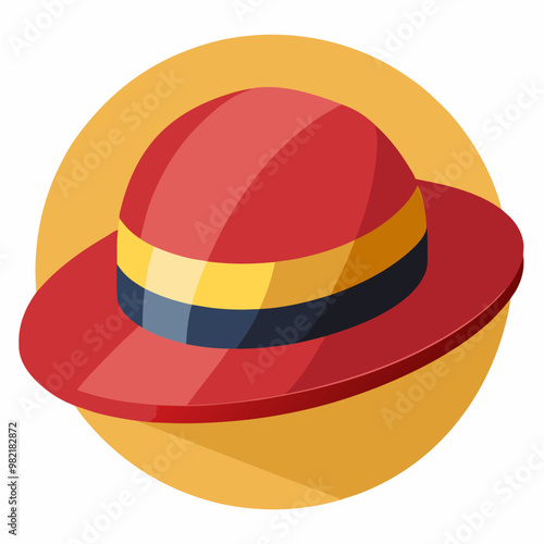vector illustration of hat