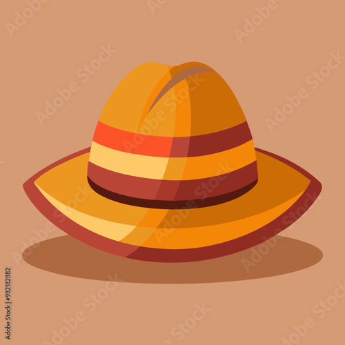 vector illustration of hat