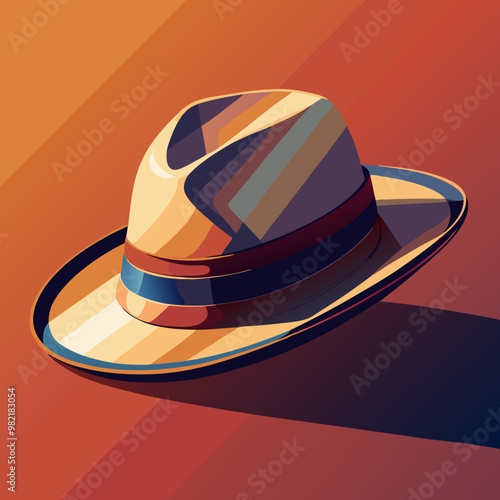 vector illustration of hat