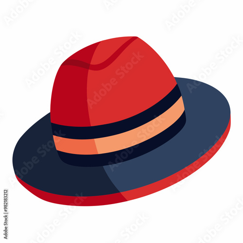 vector illustration of hat