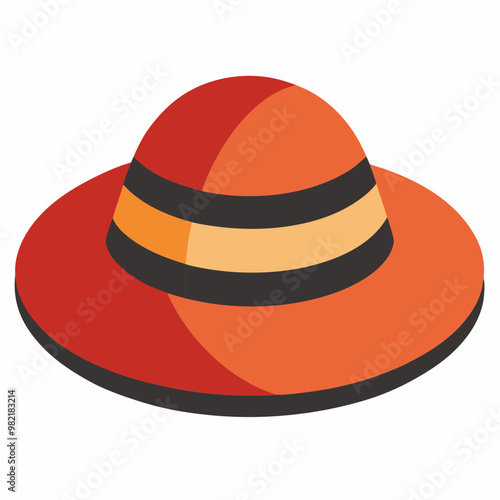 vector illustration of hat