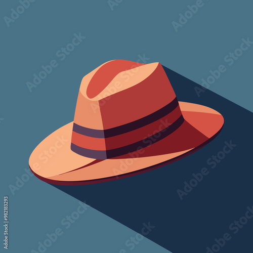 vector illustration of hat