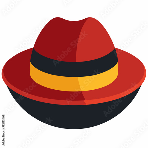 vector illustration of hat