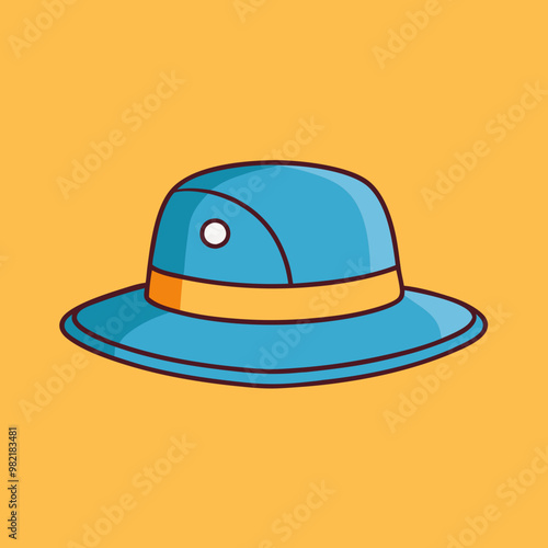 vector illustration of hat