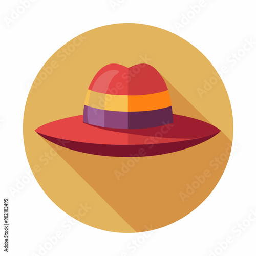 vector illustration of hat