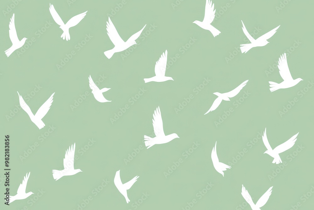 Creamy Birds Seamless Pattern - Digital Illustration With High Quality Pixels Can Be Used For Print On Demand . Beautiful simple AI generated image Creamy Birds Seamless Pattern - Digital Illustration With High Quality Pixels Can Be Used For Print On Demand . Beautiful simple AI generated image
