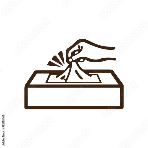 Make a Professional Take Tissue Vector Line