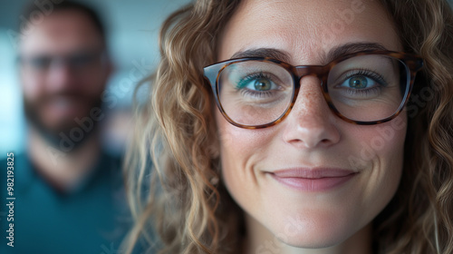 Wallpaper Mural Group of colleagues smiling and posing for a selfie, casual and joyful office environment, team bonding and fun, copy space Torontodigital.ca
