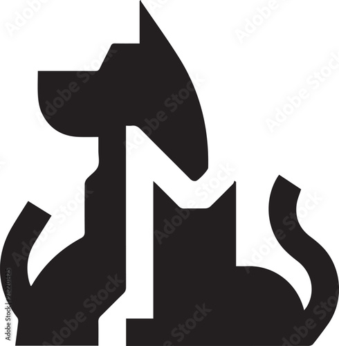 Cat icon symbol vector image illustration