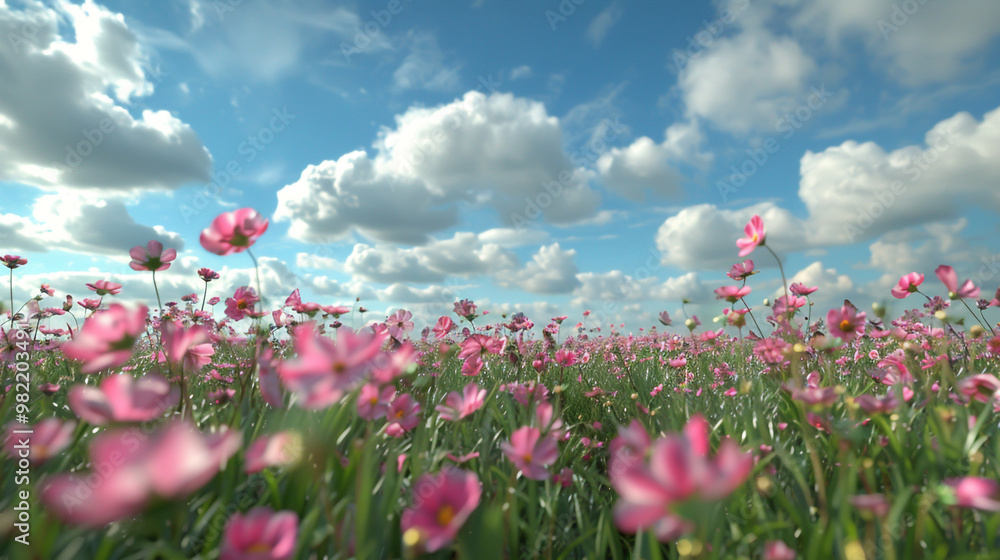 This is a picture of a flower field This is a picture of a flower field