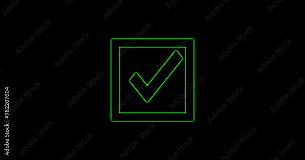 checkbox Icon, vote Yes Sign checkbox Icon, vote Yes Sign
