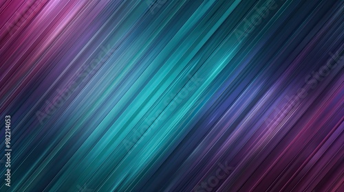 Abstract gradient from deep purple to turquoise with sharp diagonal stripes and texture