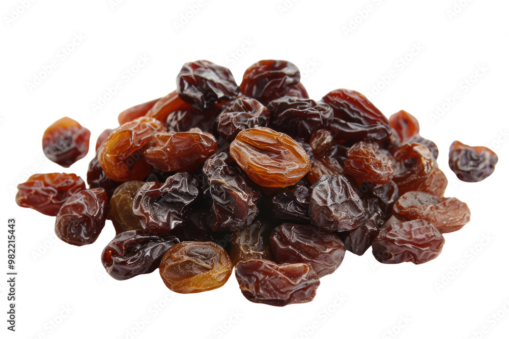 Raisins isolated on a white background Raisins isolated on a white background