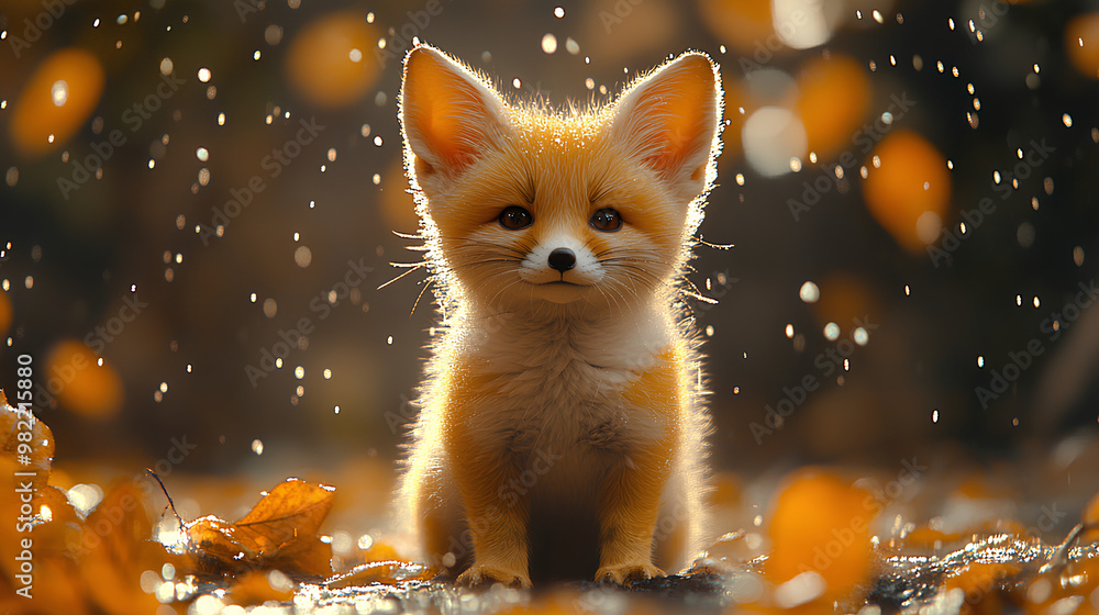 A very adorable baby fox A very adorable baby fox
